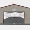 30x81 Commercial Garage With Carport