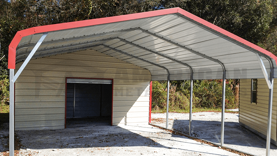 18x30 Carport with Utility Shed - Buy Prefabricated Building at a Great  Price