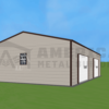 26x40 Vertical Roof Steel Garage