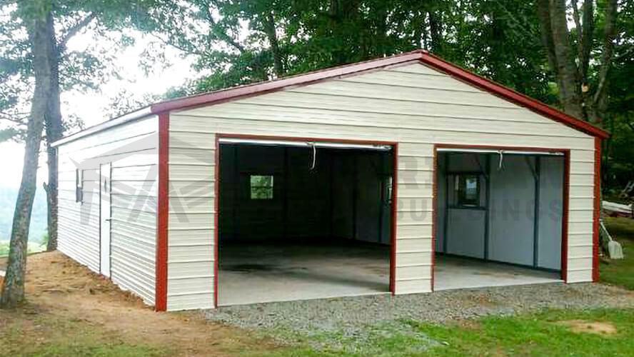28x35 Steel Garage Building