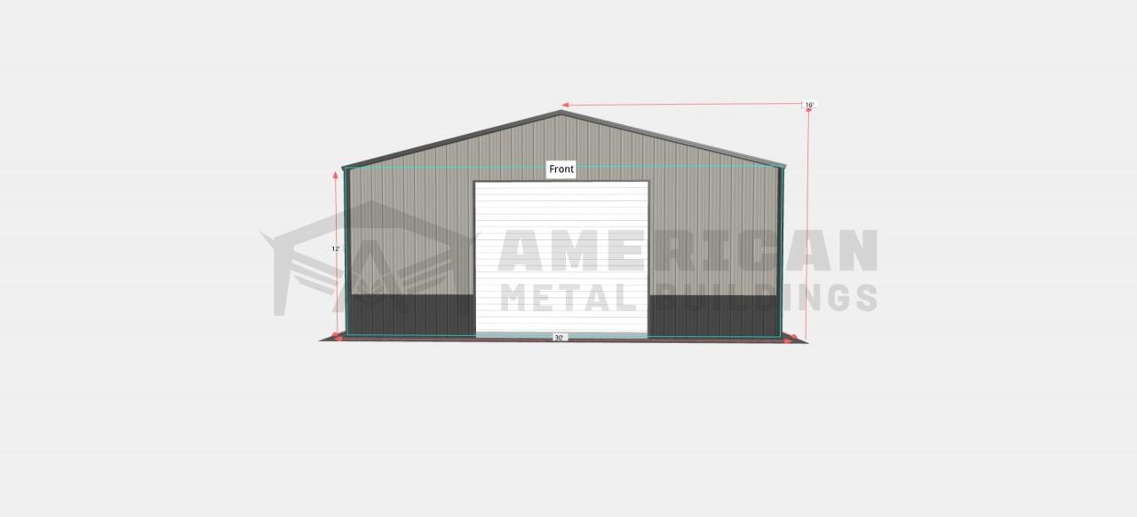 30x41 Steel Garage