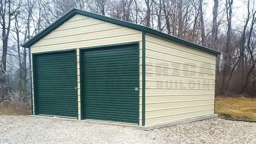 24x25 Two Car Shed