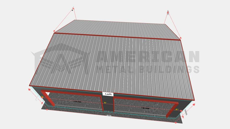 26x30x9 Vertical Roof Side Entry Carport 26x30x9 Vertical Roof Side Entry Carport