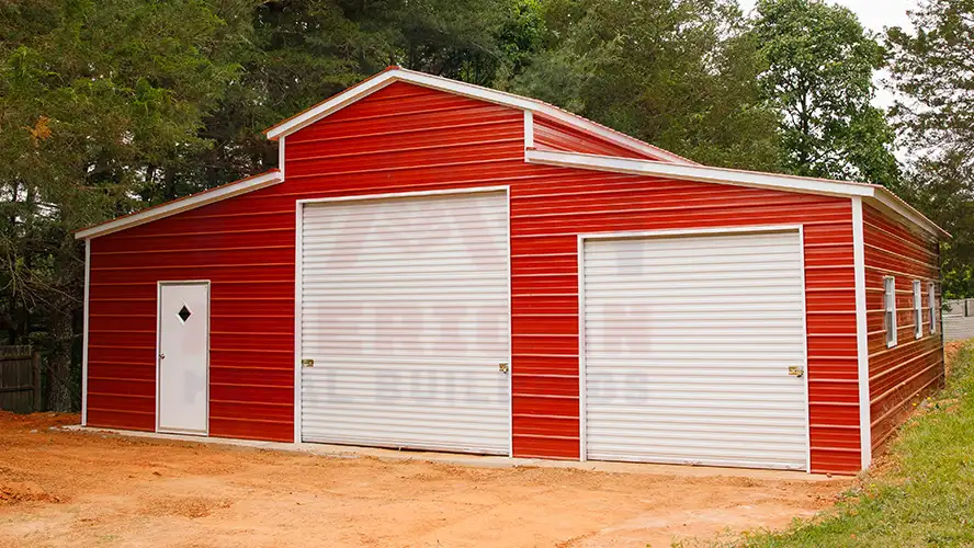 Cardinal Red Step Down Style Barn