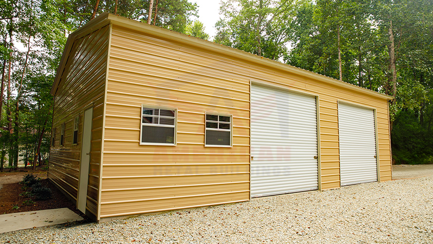 30x40x12 Vertical Roof Garage