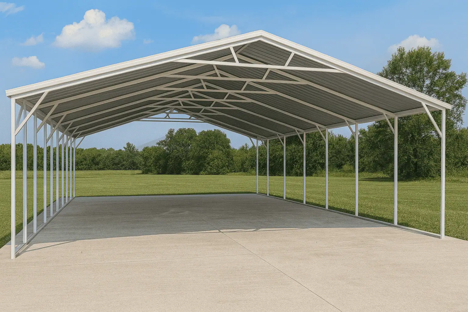 26’ to 30’ Wide Carports
