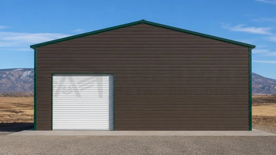 30x40x12 Triple Wide Metal Garage