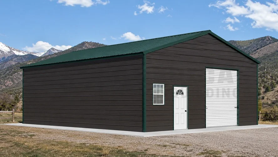 30x40x12 Triple Wide Metal Garage
