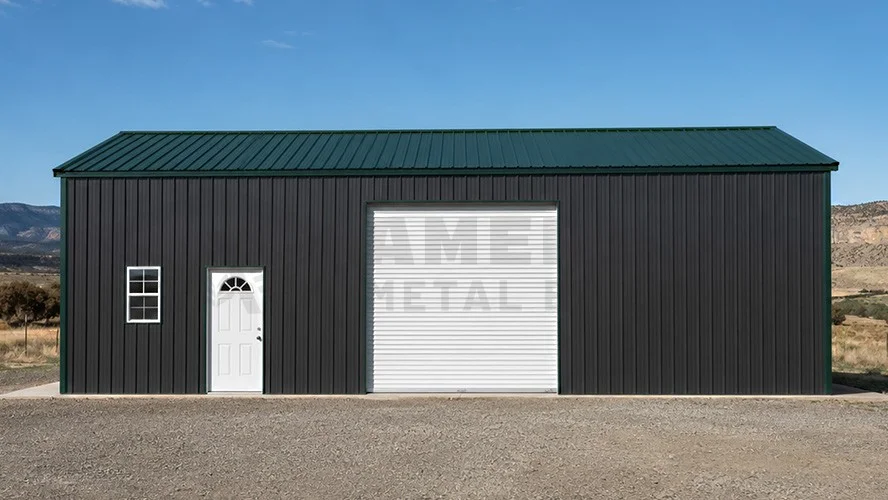 30x40x12 Triple Wide Metal Garage