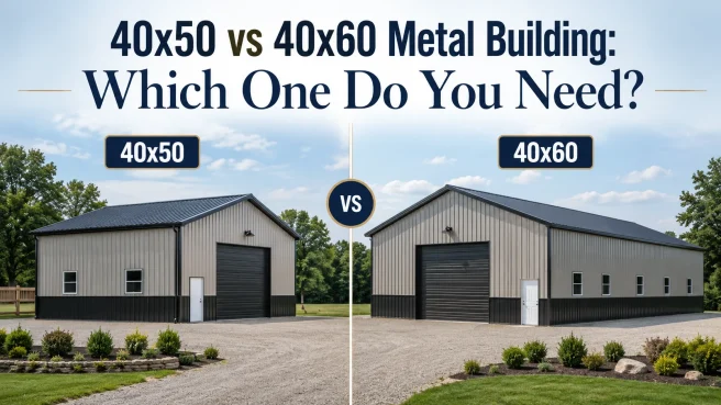 40x50 vs 40x60 Metal Building Which One Do You Need